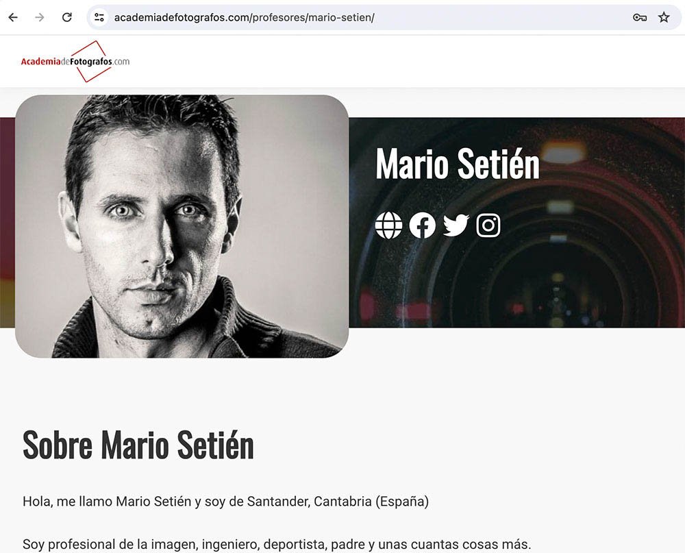 profesor mentor-formador fotografía de bodas